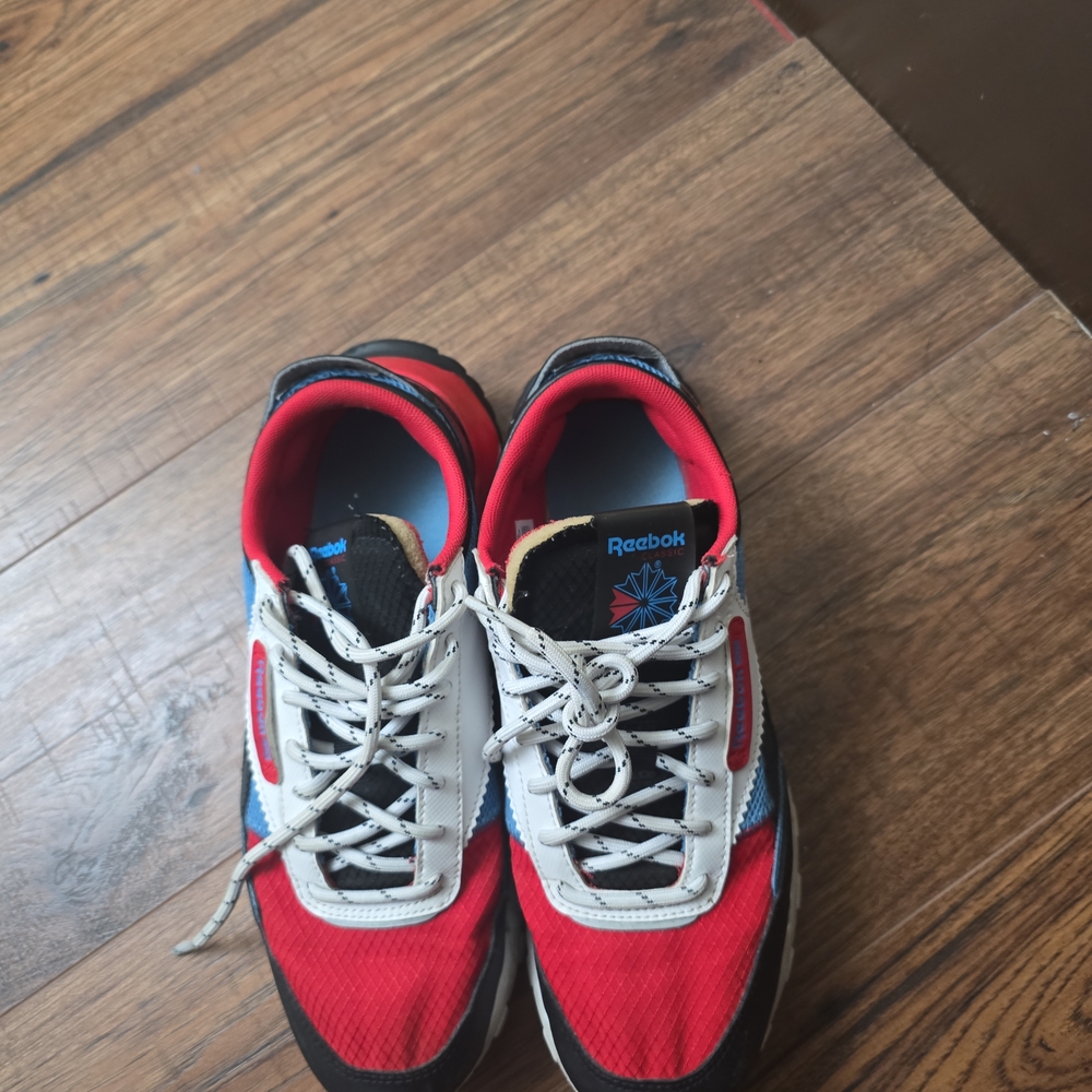 Reebok Red and Blue Sneakers